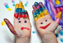 Пальчиковые краски для малышей